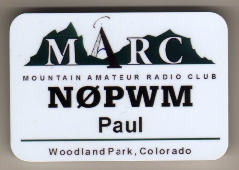 MARC Name Badge